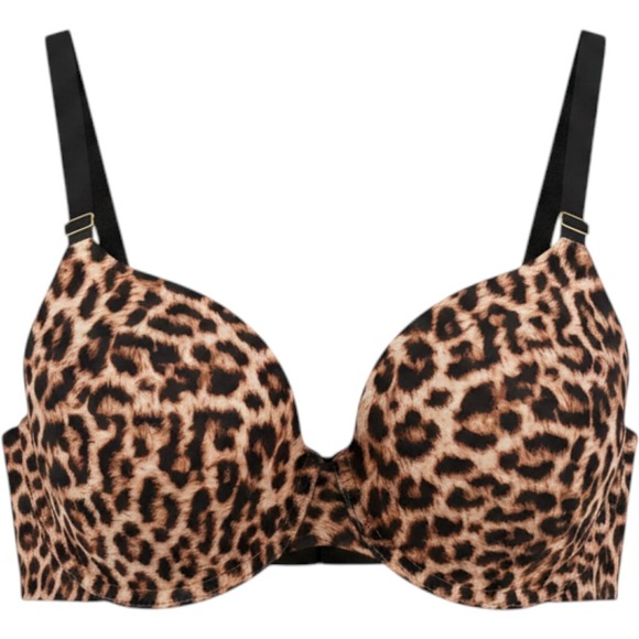 Soma Other - Soma Vanishing 360 Bra Women 40D Brown Leopard Print Underwire